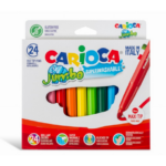 Carioca Μαρκαδόροι Jumbo 24 τμχ