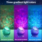 Galaxy Nightlight Projector Dinosaur Egg LED – Προβολέας Αστεριών και Γαλαξία με Bluetooth & White Noise - Image 4