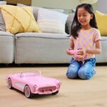 Barbie Hot Wheels RC Corvette Τηλεκατευθυνόμενο Αυτοκίνητο της Barbie από την Ταινία! - Image 4