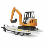 BRUDER 02546 Σετ RAM 2500 Power Wagon Υπηρεσία Ενοικίασης Ηλεκτροκίνητου Βαγονιού με Μίνι Εκσκαφέα Παιχνίδι Εργοταξίου με Ρεαλιστική Δράση - Image 5
