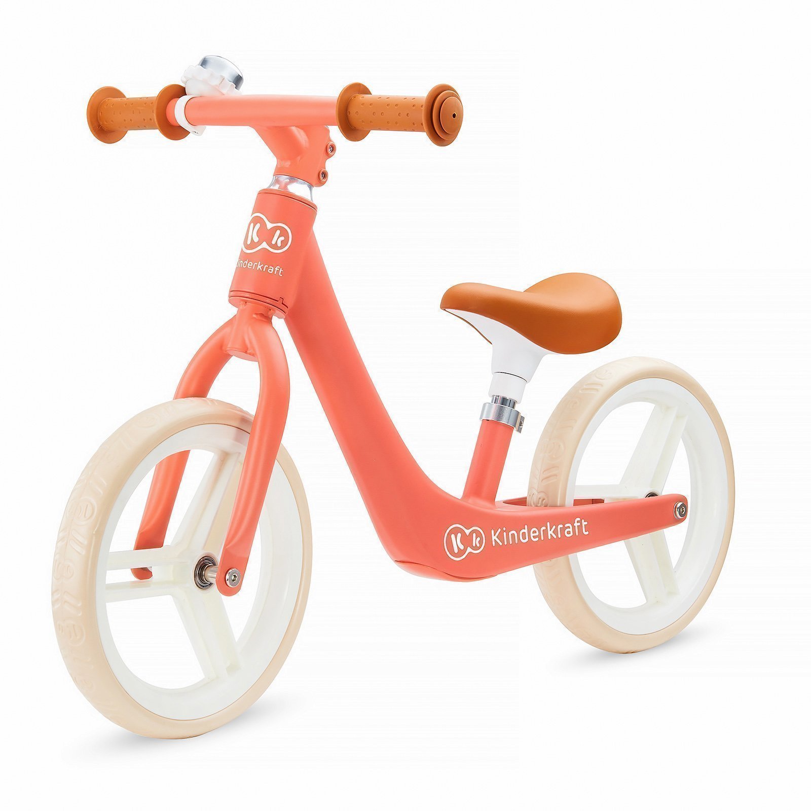 Ποδηλατάκι Ισορροπίας Fly Plus Coral Kinderkraft Fly Plus Ποδηλατάκι Ισορροπίας 3+ Ετών Κοραλί - Image 1